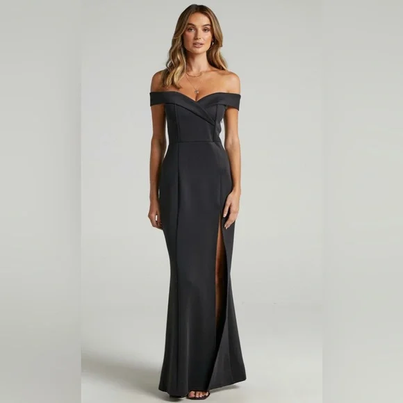 green emerald velvet dress Black One Shoulder Slit Long Evening Dress, Black Formal Dress Prom Dr   Cutedressy